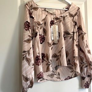Saltwater luxe floral blouse- never worn